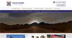 Desktop Screenshot of highlandermortgage.com